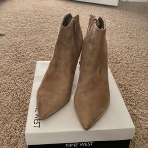 Nine West suede booties